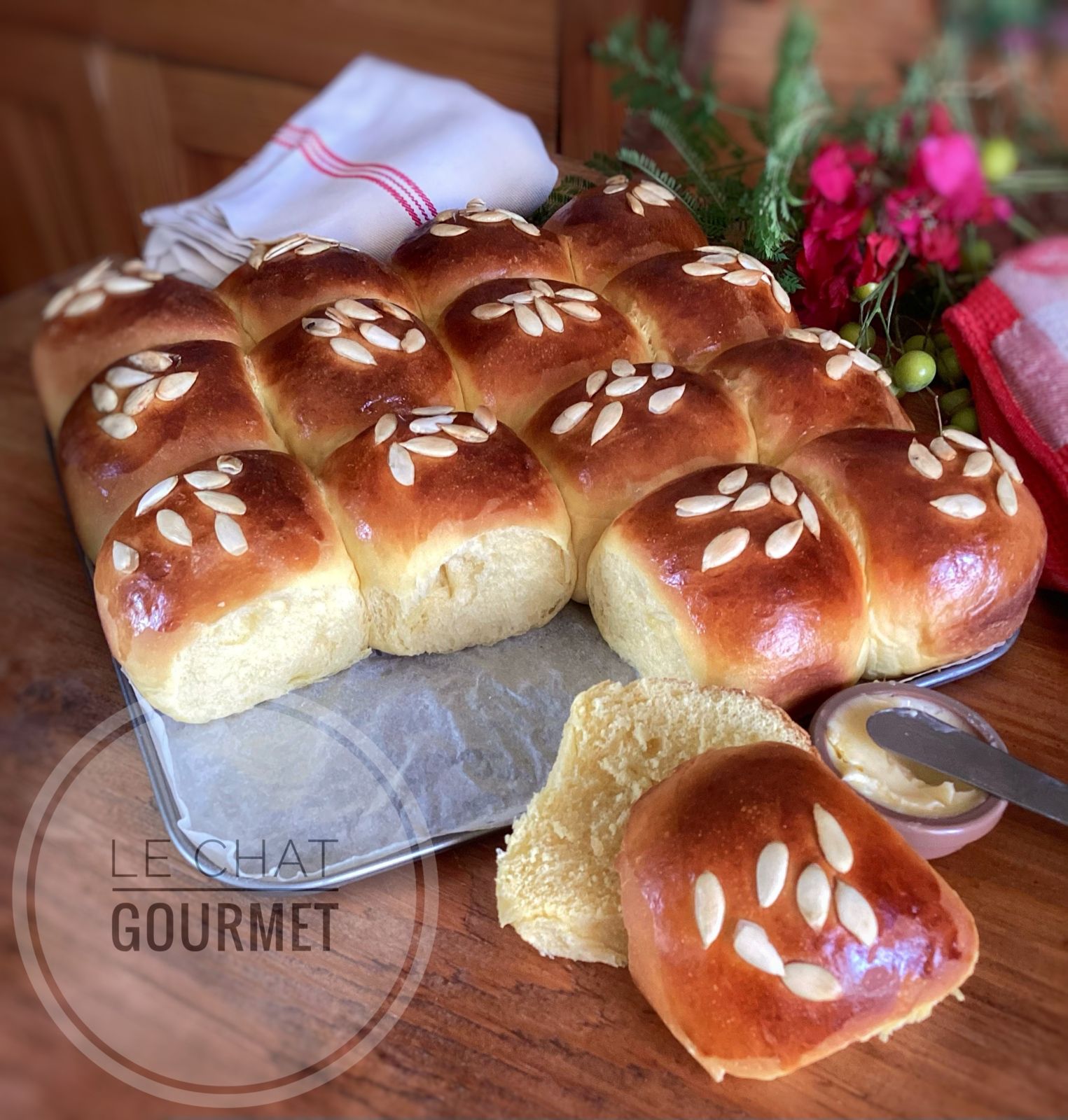 Brioche ultra moelleuse à la citrouille