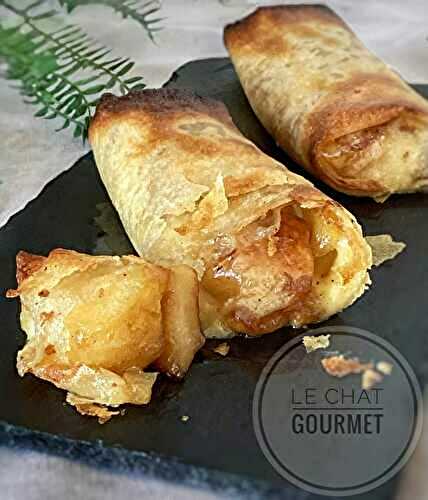 Croustillants de camembert aux pommes