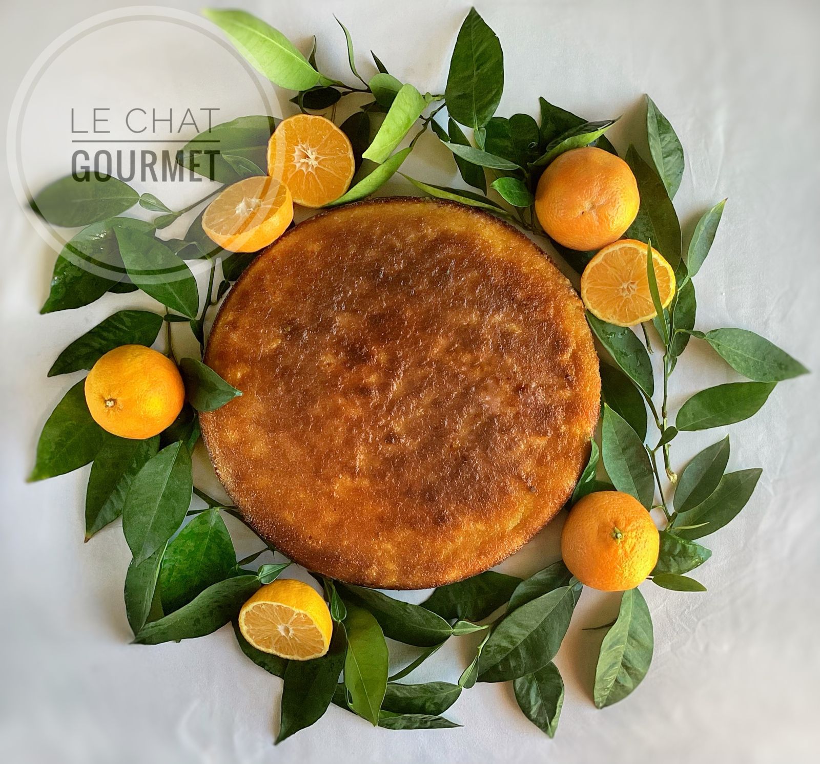 Gâteau aux amandes et clémentines 