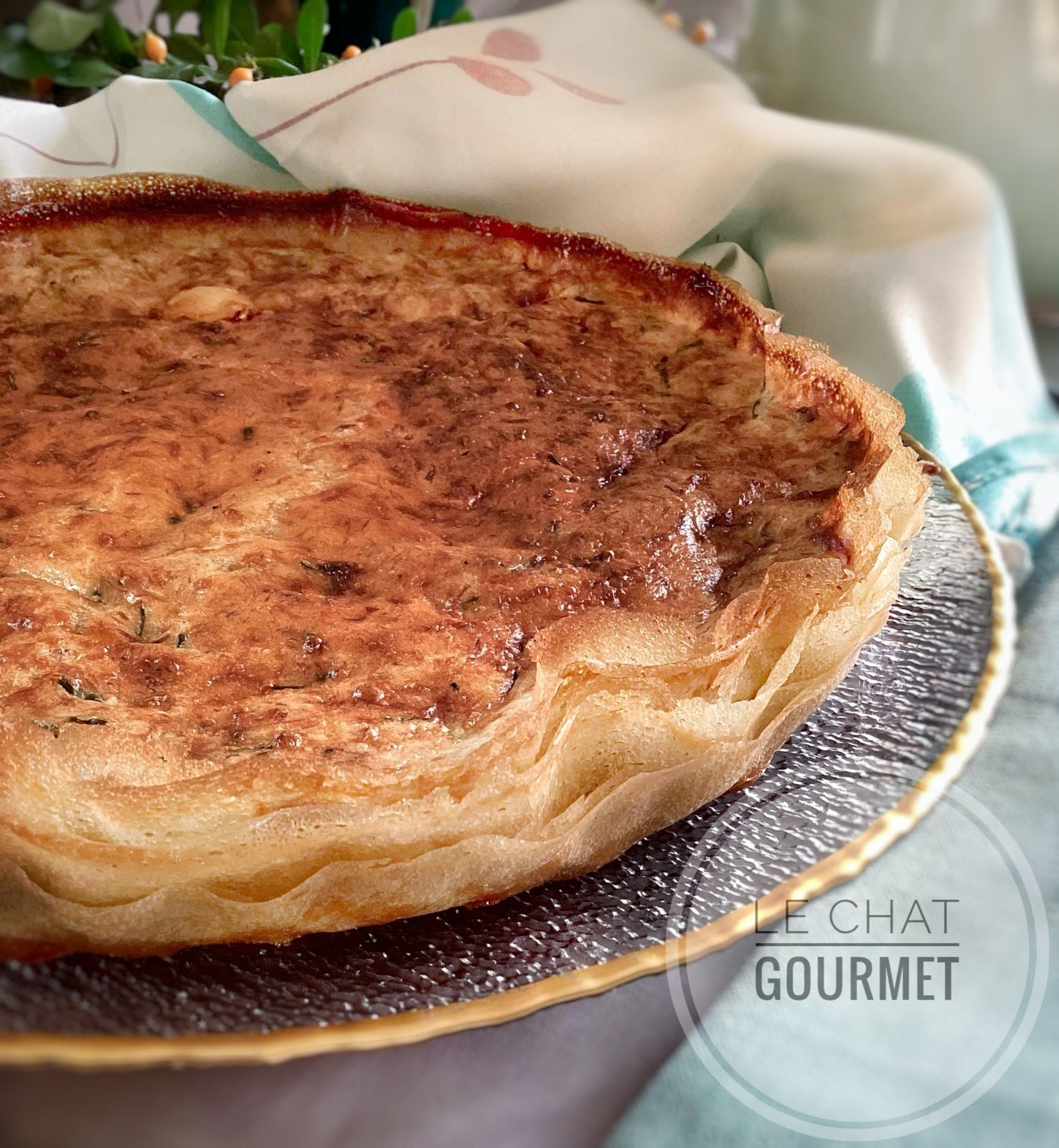 Tarte croustillante au fromage et au thon 