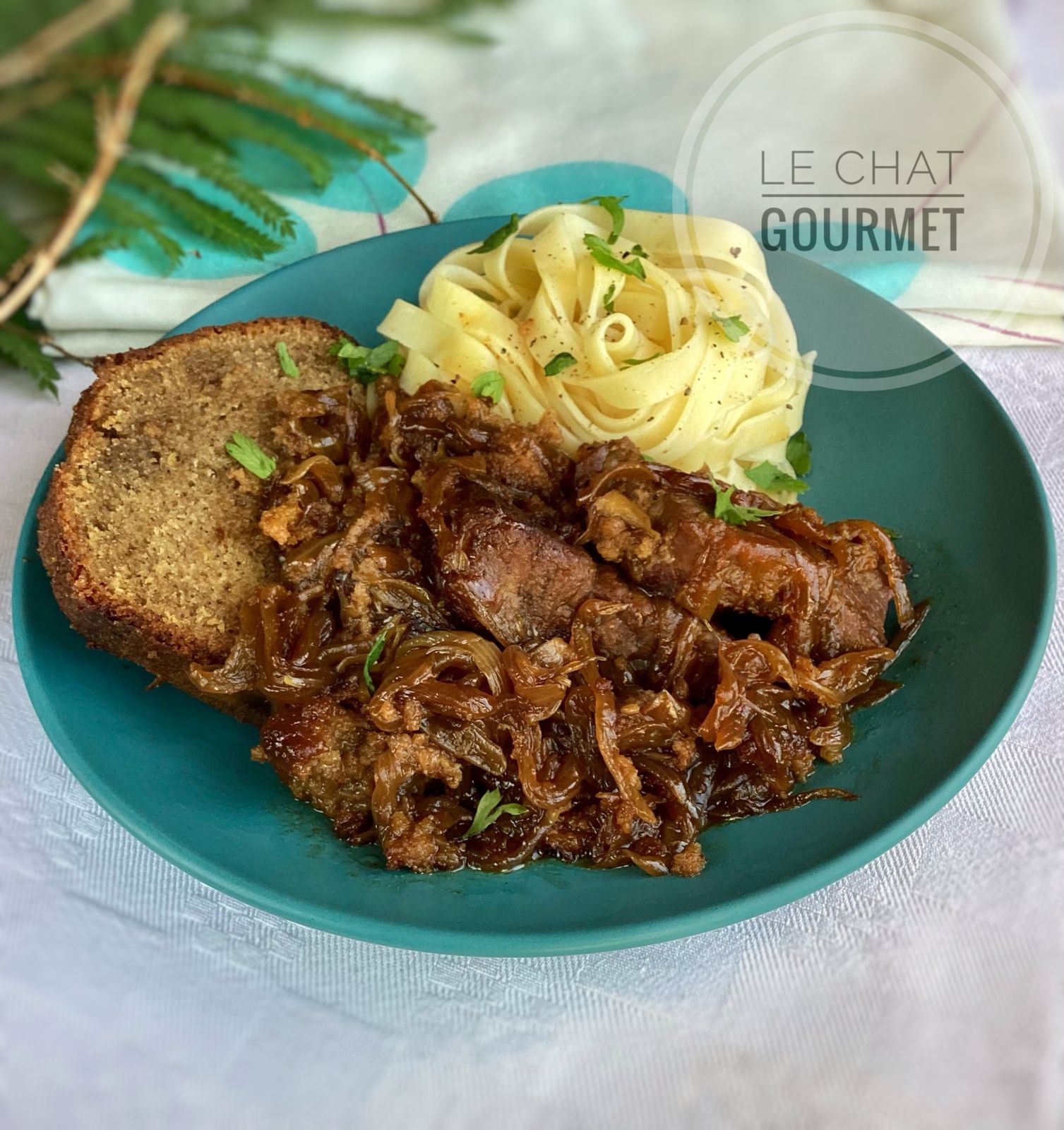 Fricassée de veau au pain d’épices et à la bière rousse