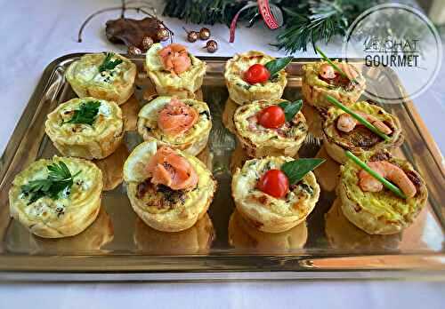 Mini quiches apéritives 