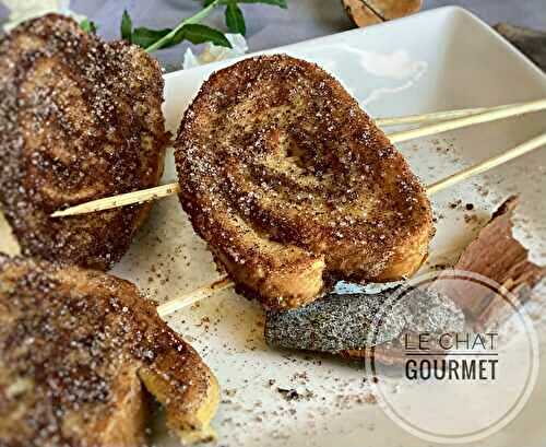 Pain perdu anti-gaspi aux croûtes de pain de mie 