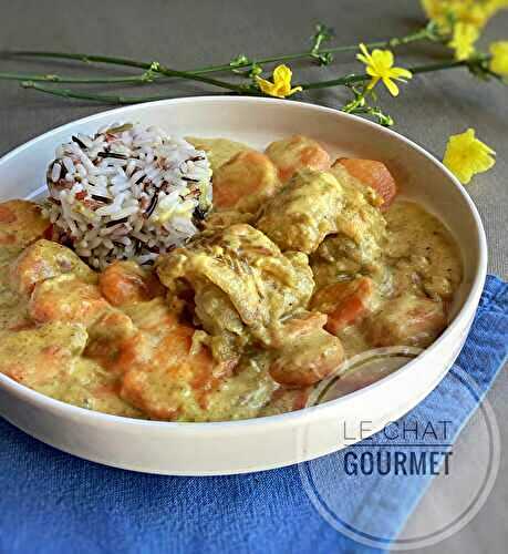 Curry de poisson aux carottes et au lait de coco