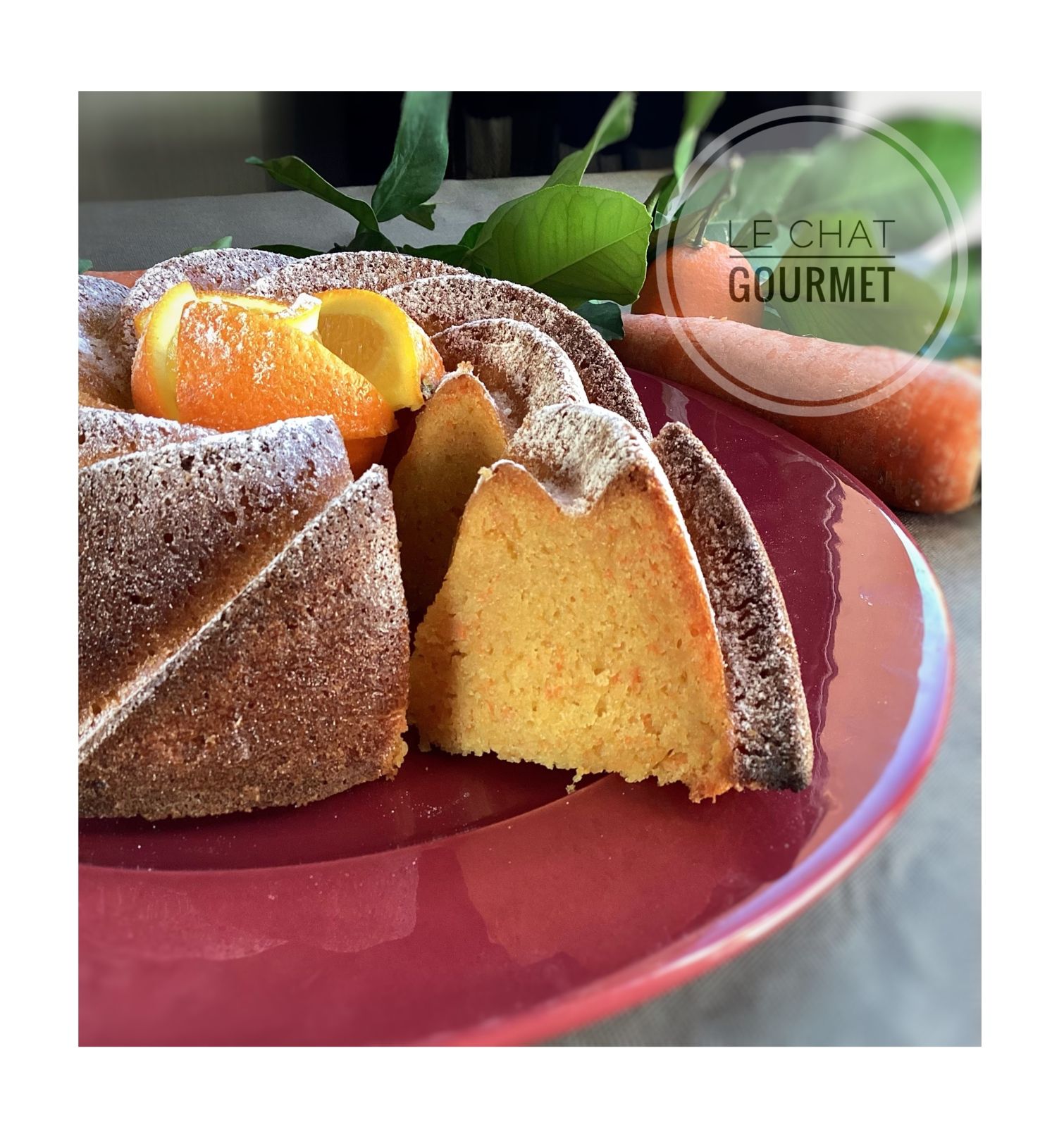 Gâteau aux carottes et à l’orange 