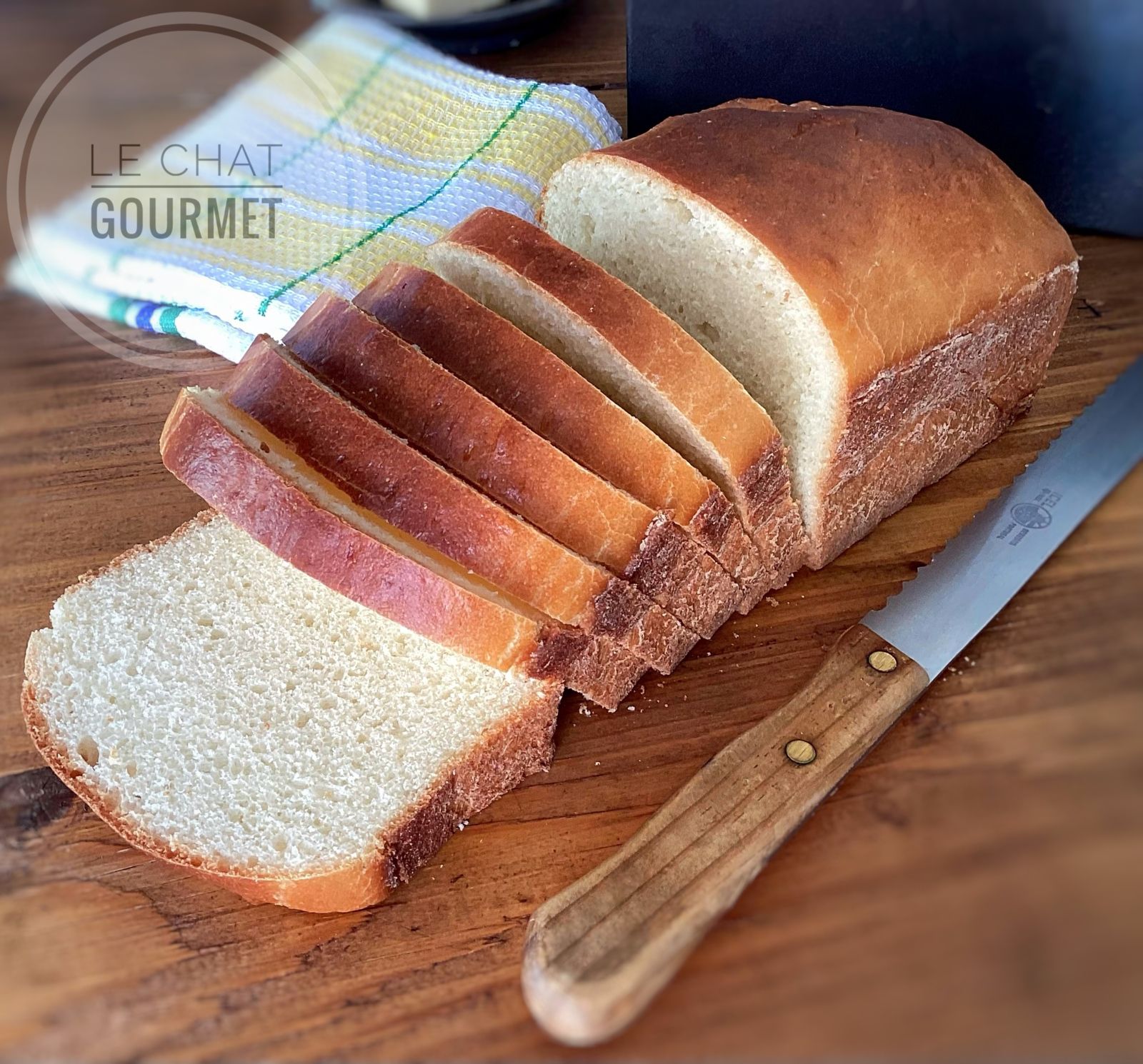 Pain de mie aux blancs d’oeufs