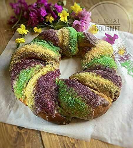 King Cake - Gâteau louisianais de Mardi Gras