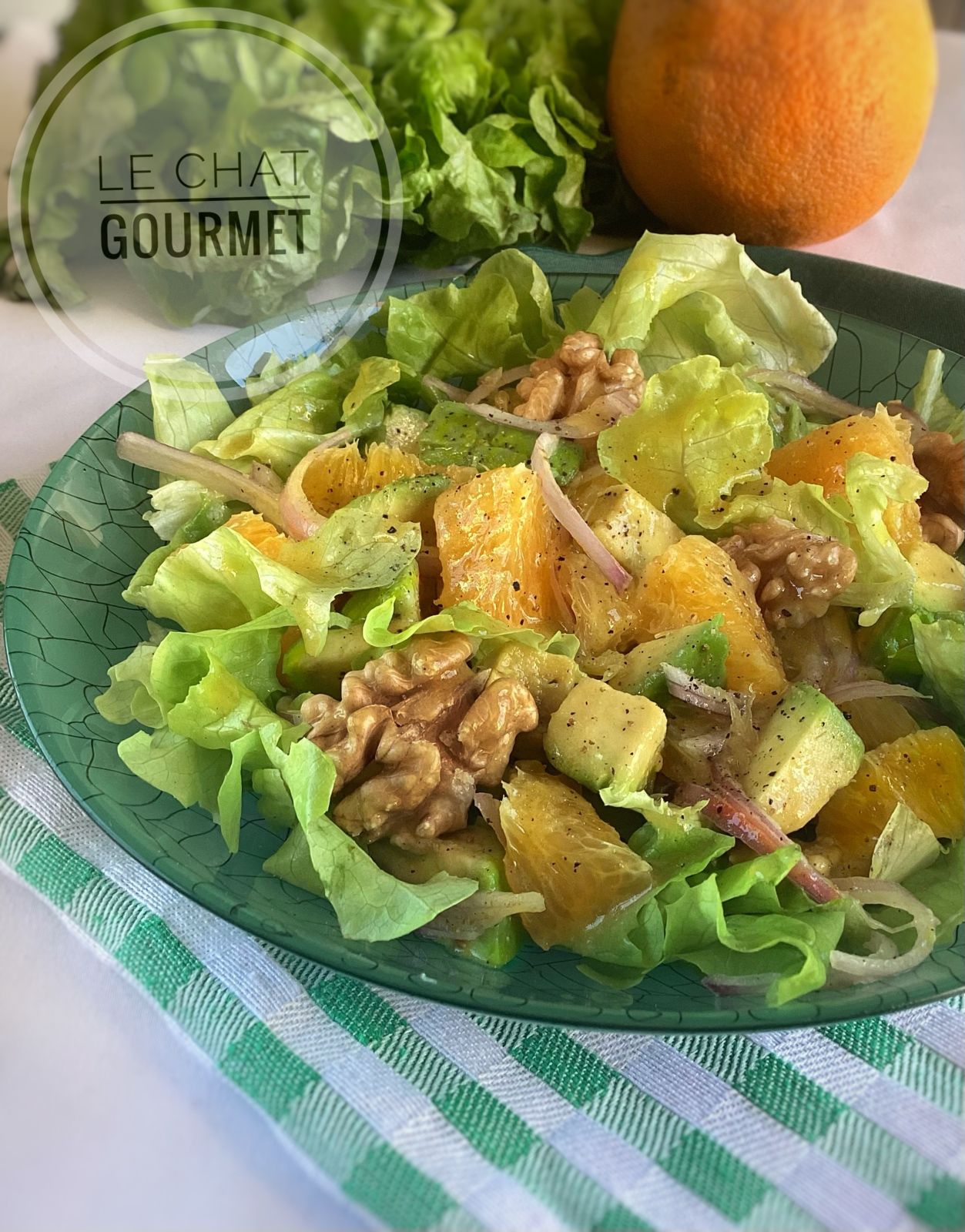 Salade hivernale d’avocat et orange 