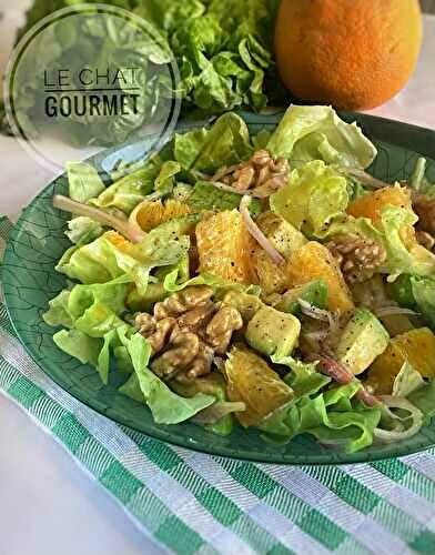 Salade hivernale d’avocat et orange 