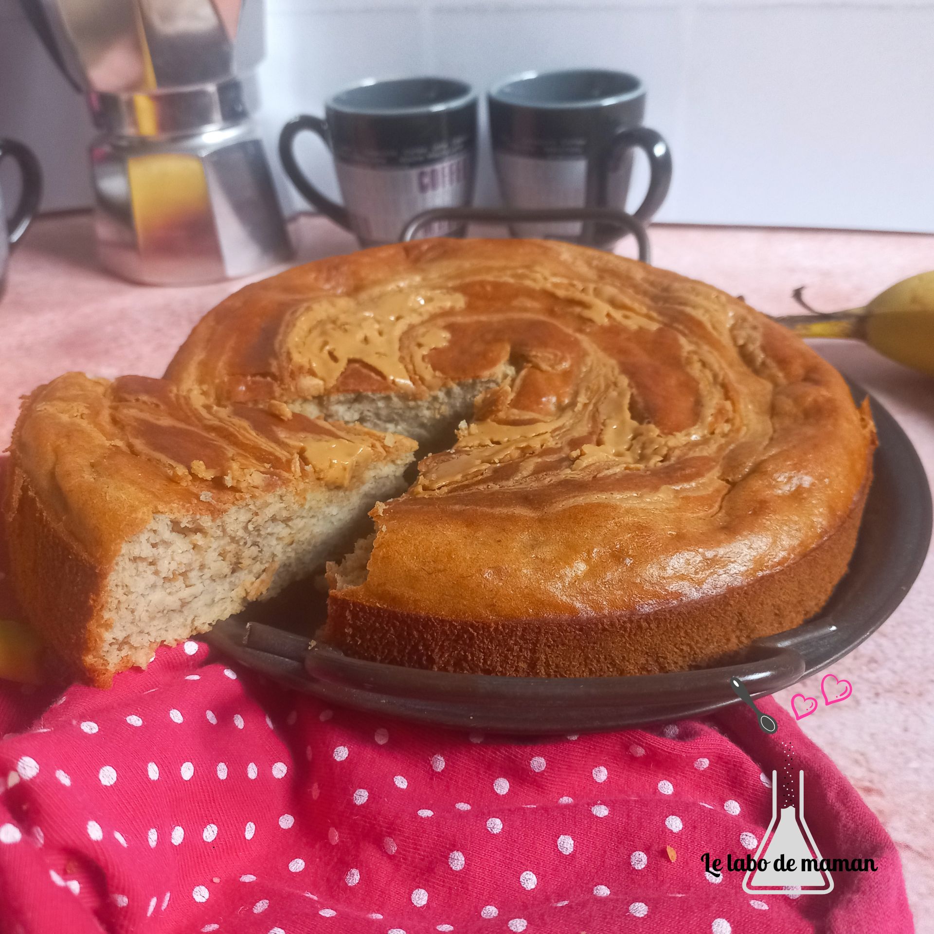 Bananabread au beurre de cacahuètes