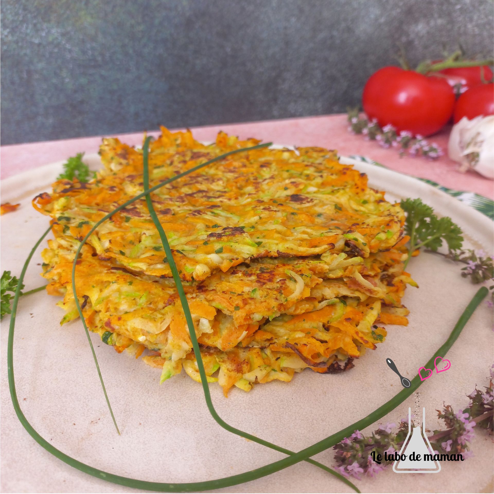 Galettes courgettes et carottes