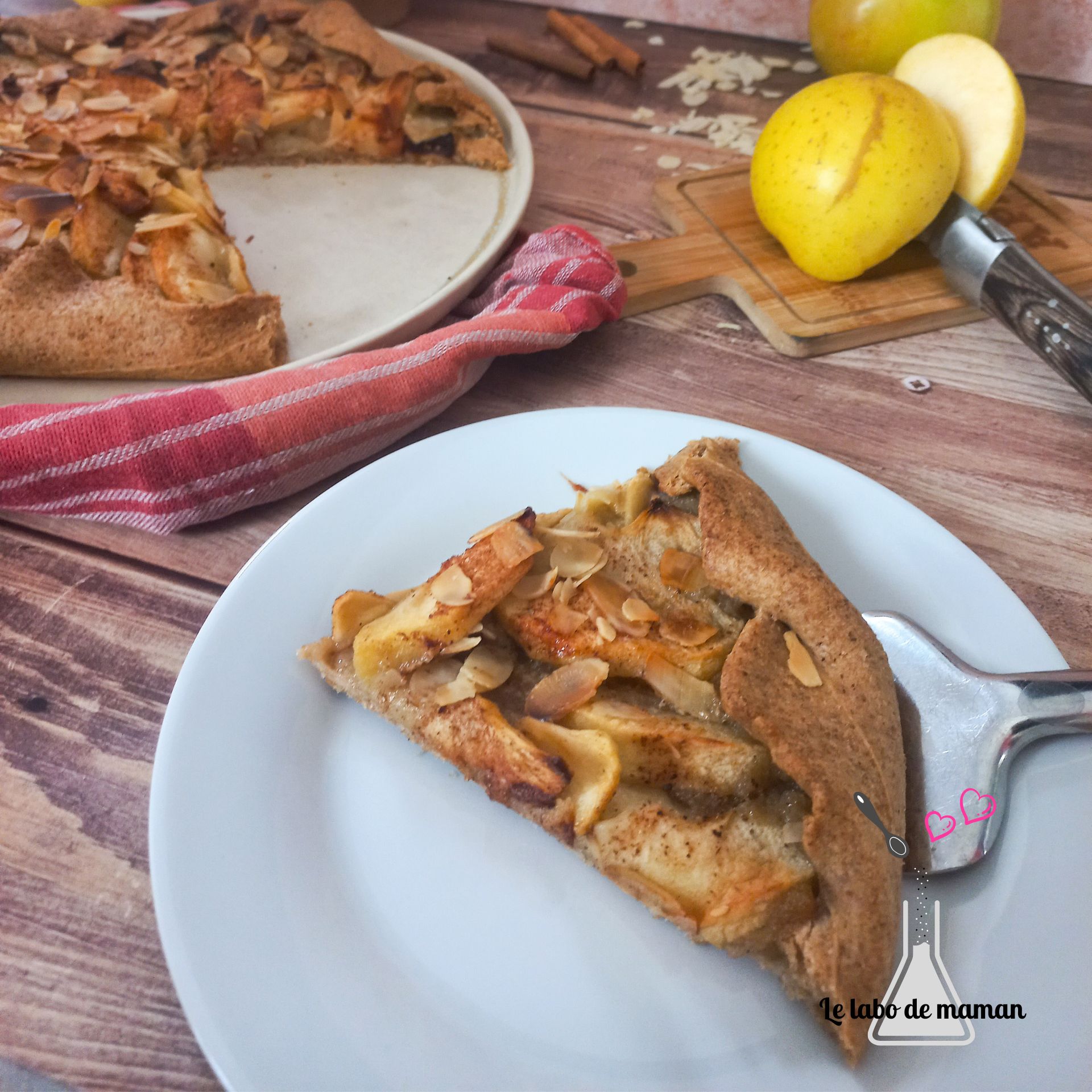 Tarte rustique aux pomems igbas