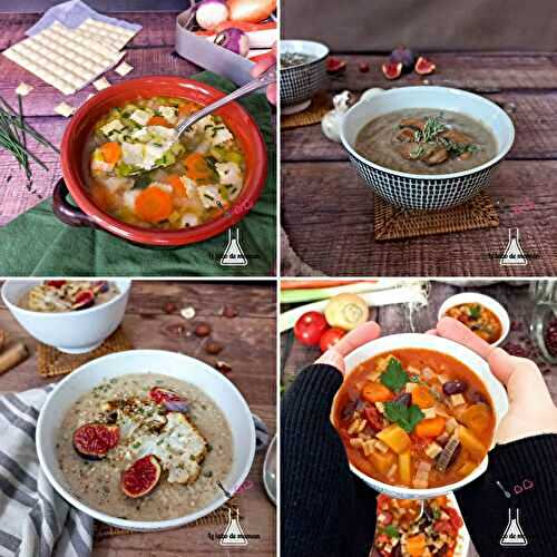 6 idées de recettes de velouté ou soupe (companion ou non)