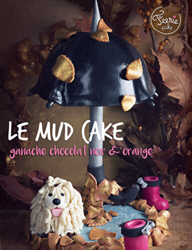 Mud Cake et ganache chocolat noir/orange - Féerie Cake blog