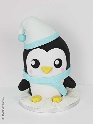 Tutoriel cake design : Pingu le pingouin - Féerie Cake