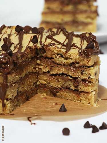 Layer cake aux cookies
