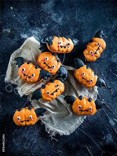 Recette macarons monstres d'Halloween