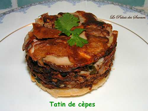 Tatin aux cèpes