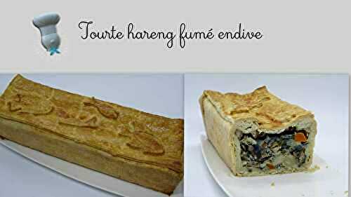 Tourte hareng fumé endive