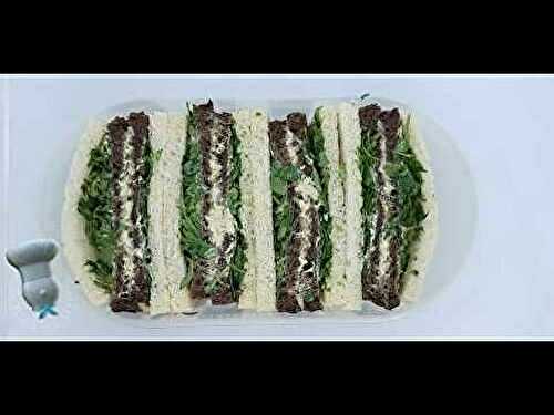 Sandwich crabe cresson