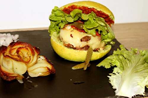 Burger Tomate Mozzarella Basilic