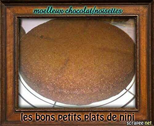 Moelleux chocolat/noisettes