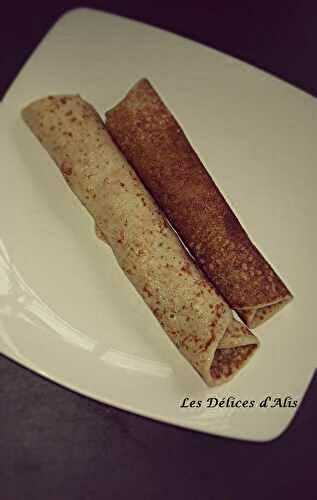 Crêpes sans GLO ni soja