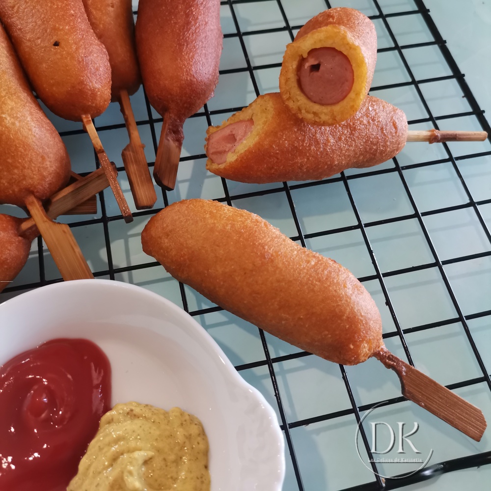 Mini CORN DOG recette américaine