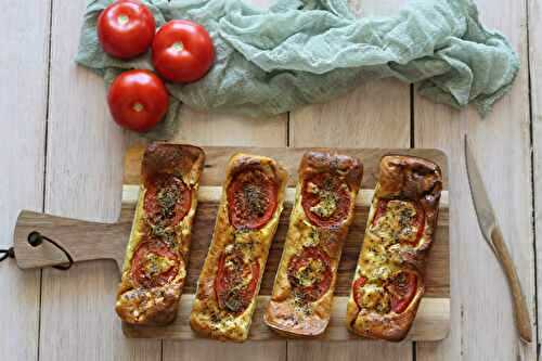 Clafoutis au pesto tomates et feta 