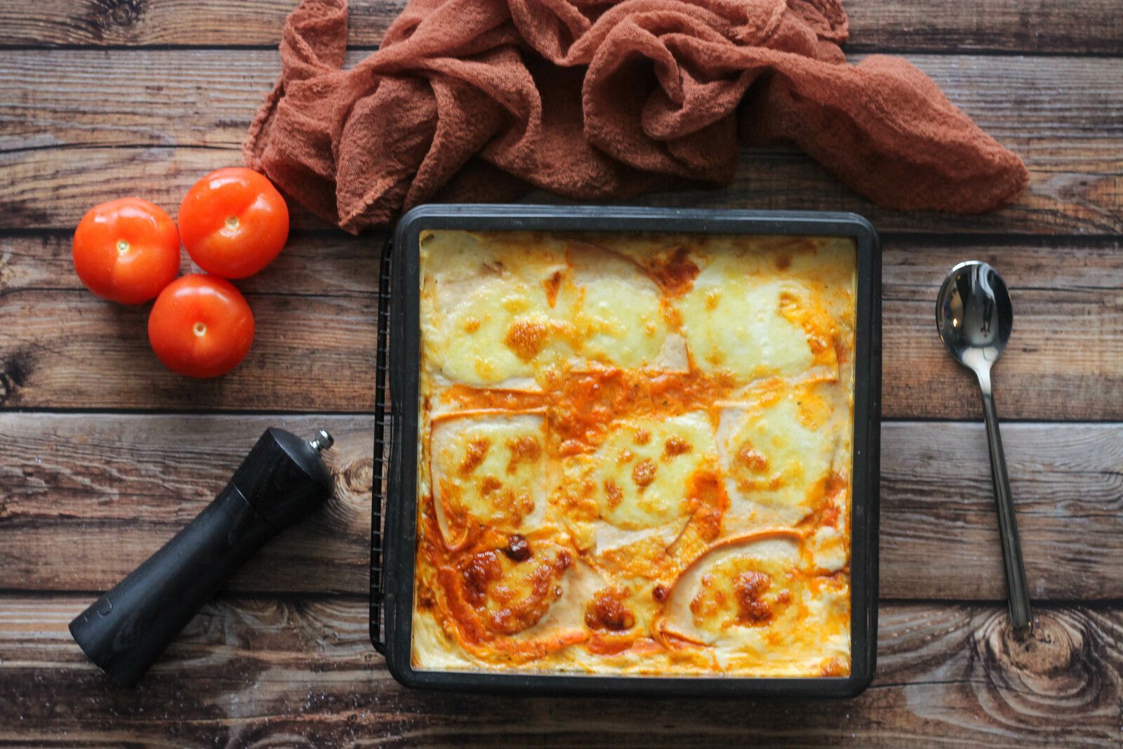 Gratin de polenta à l'italienne