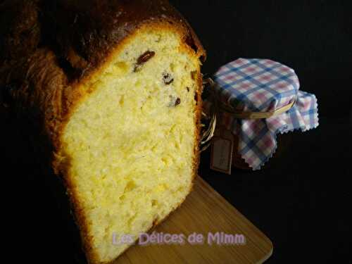 Brioche aux raisins en MAP,