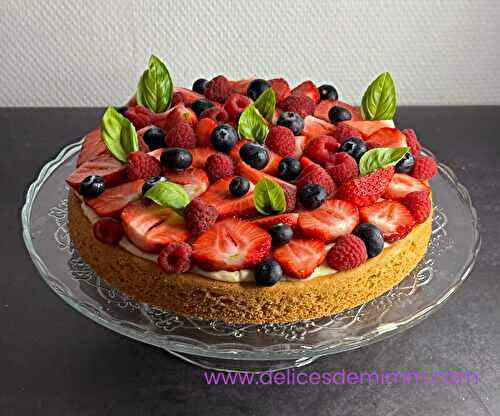 Sablé breton aux fruits rouges