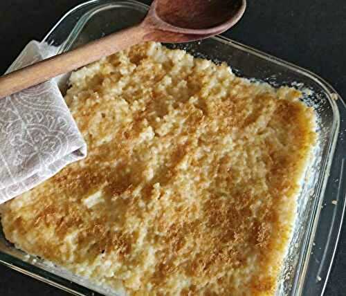 Gratin de semoule 