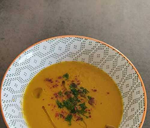 Soupe de courge butternut