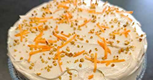 Carrot cake pour les 20 ans du blog (vegan)