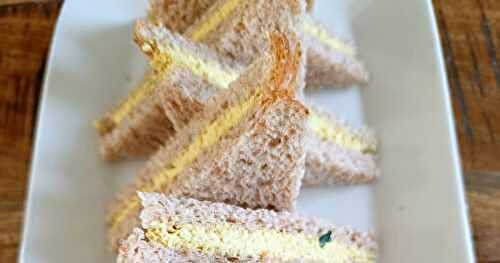 Club Sandwich façons salade d'œuf (vegan)