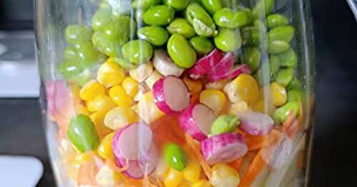 Salade en bocal (vegan)