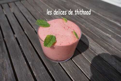 Mousse de fraises