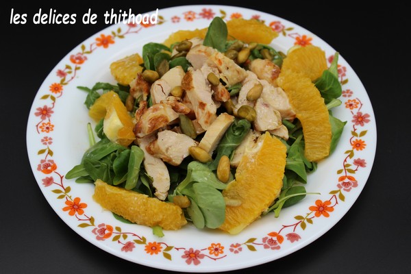 Salade de poulet à l’orange