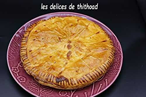 Galette des rois, crème d’amande et caramel