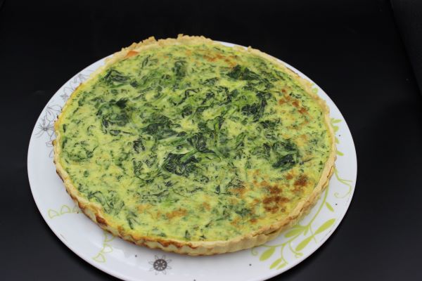 Quiche épinards et saumon fumé