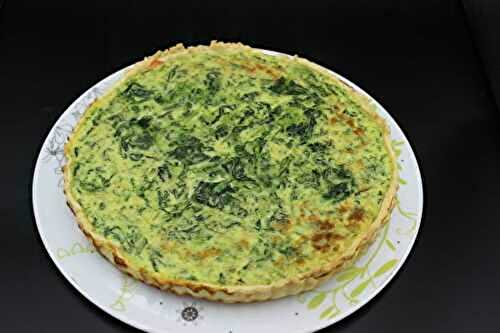 Quiche épinards et saumon fumé