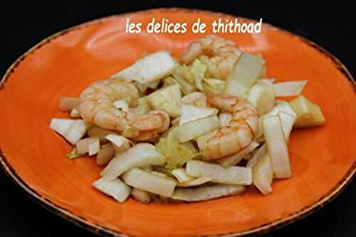 Salade de crevettes à l’Asiatique