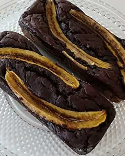 Gâteau banane chocolat