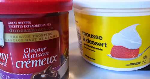 MOUSSE AU CHOCOLAT (pour garnir gâteaux et cupcakes)