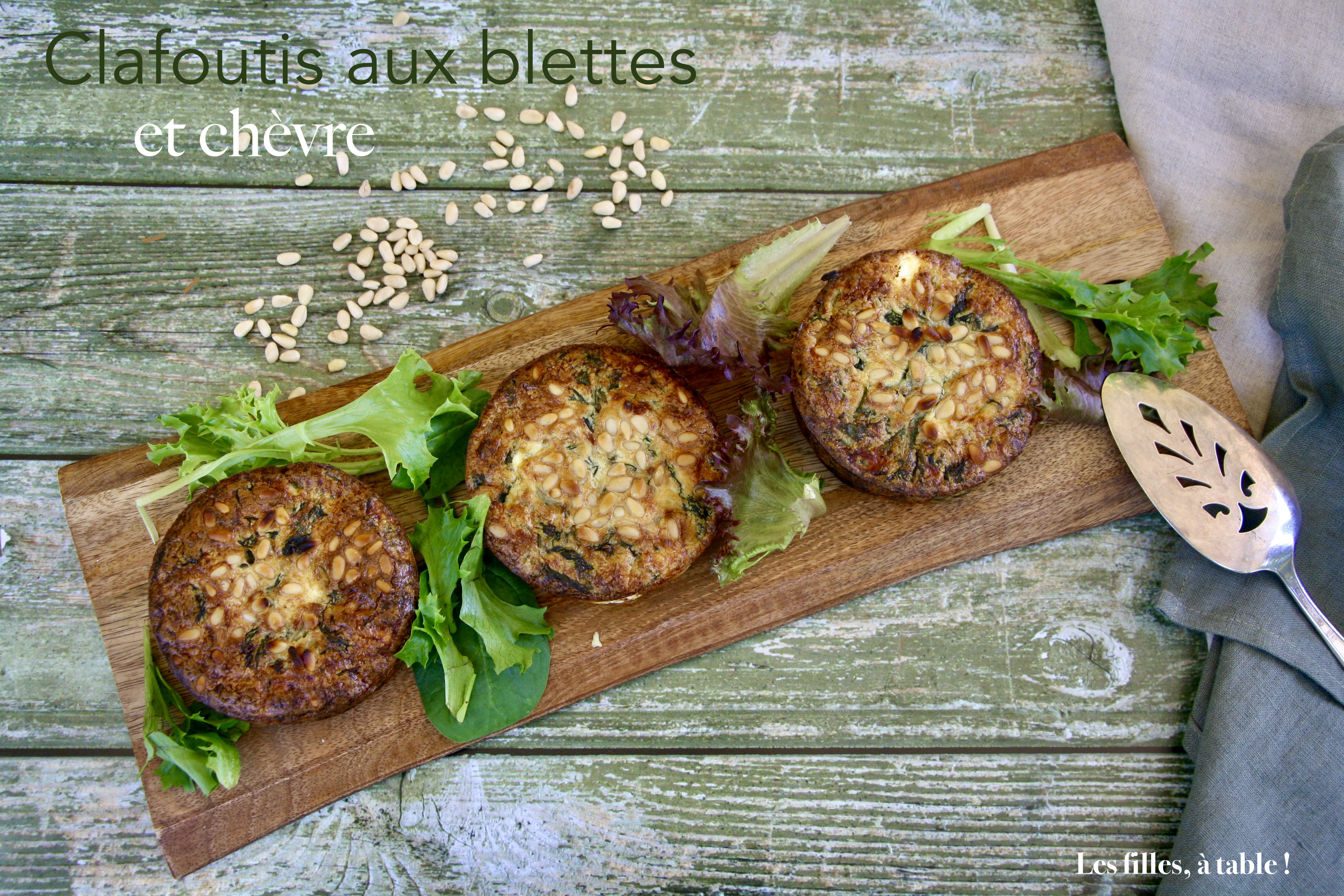 Clafoutis aux blettes et au chèvre