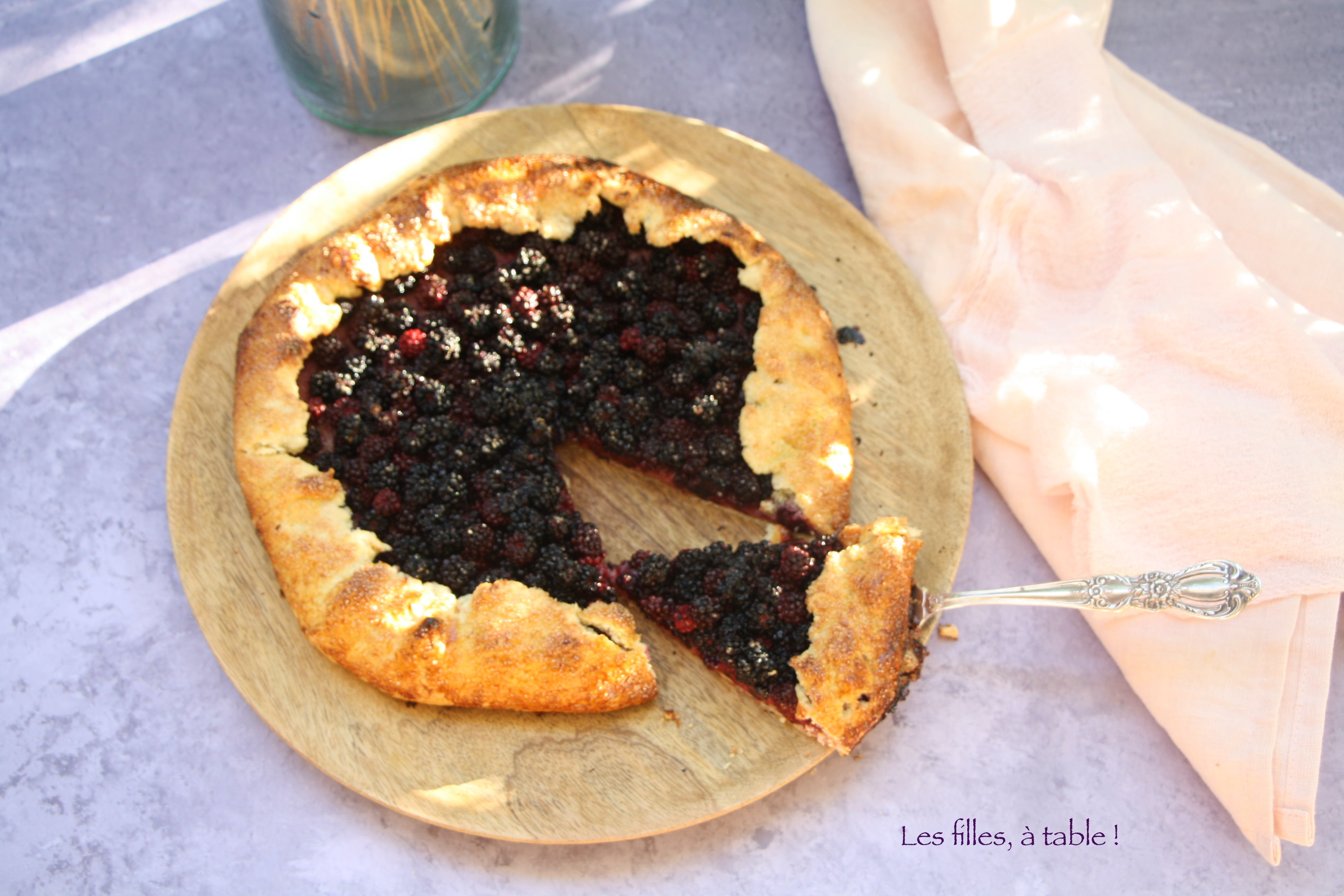 Tarte rustique aux mûres