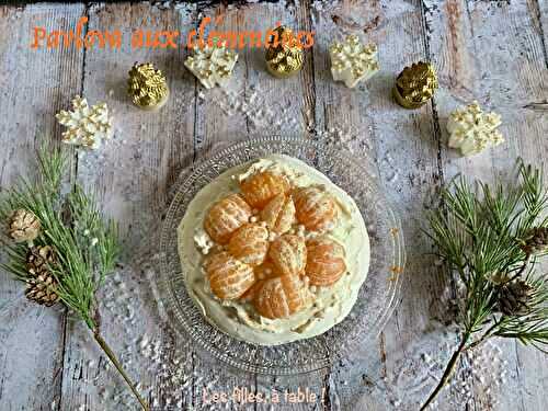 Pavlova aux clémentines