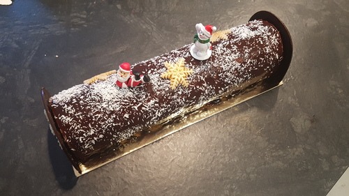 Bûche chocolat/noix de coco