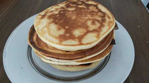 Pancake au lait de soja miel et sarrasin